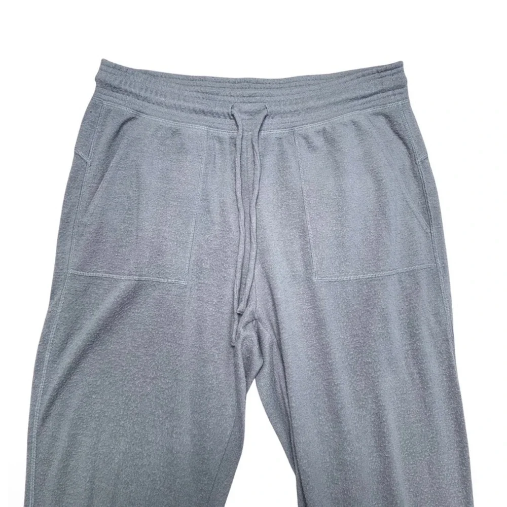 Alo Yoga Soho Sweatshirt Jogger Set Women Medium Blue Grey Good Lounge